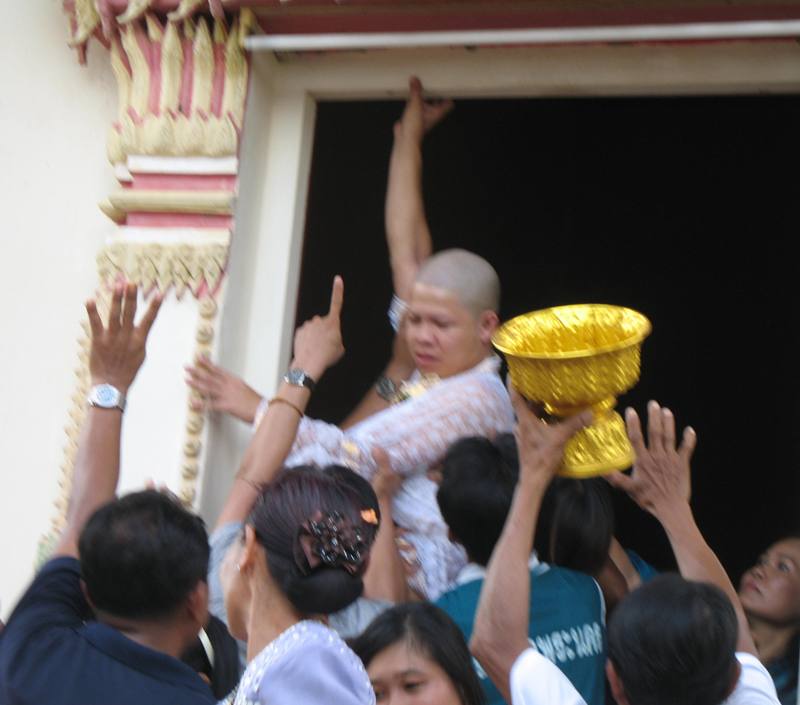 Monk Ceremony. Saraburi, Thailand