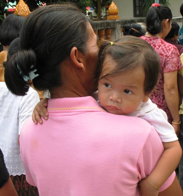Monk Ceremony. Saraburi, Thailand