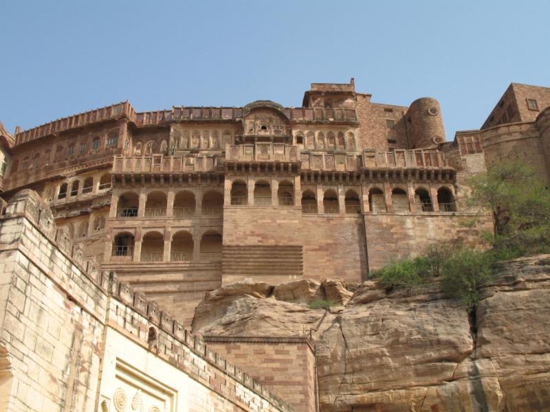 Mehrangarh Fort. Jodhpur, Rajasthan, India