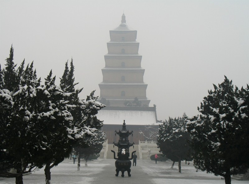 Great Goose Pagoda, Xi'an, Shaanxi, China