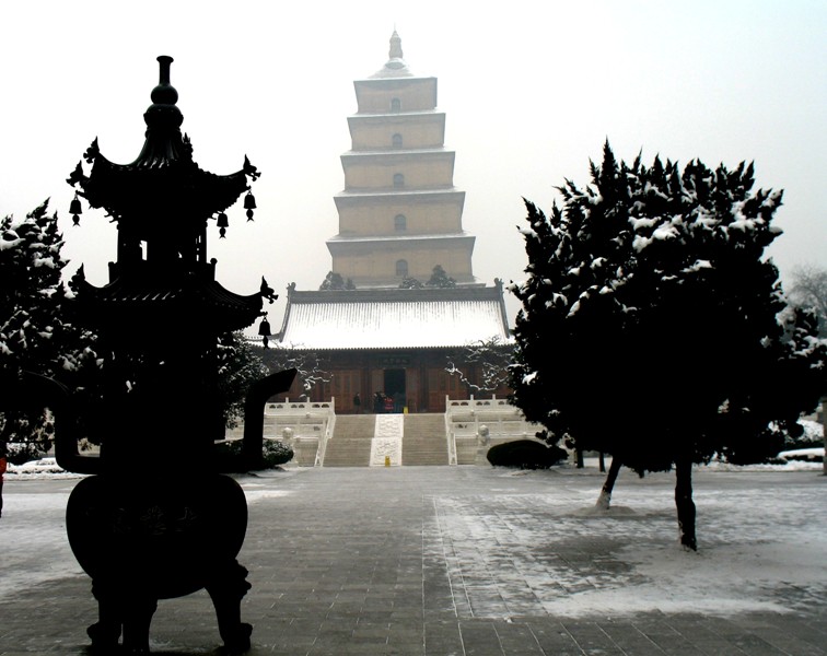 Great Goose Pagoda, Xi'an, Shaanxi, China
