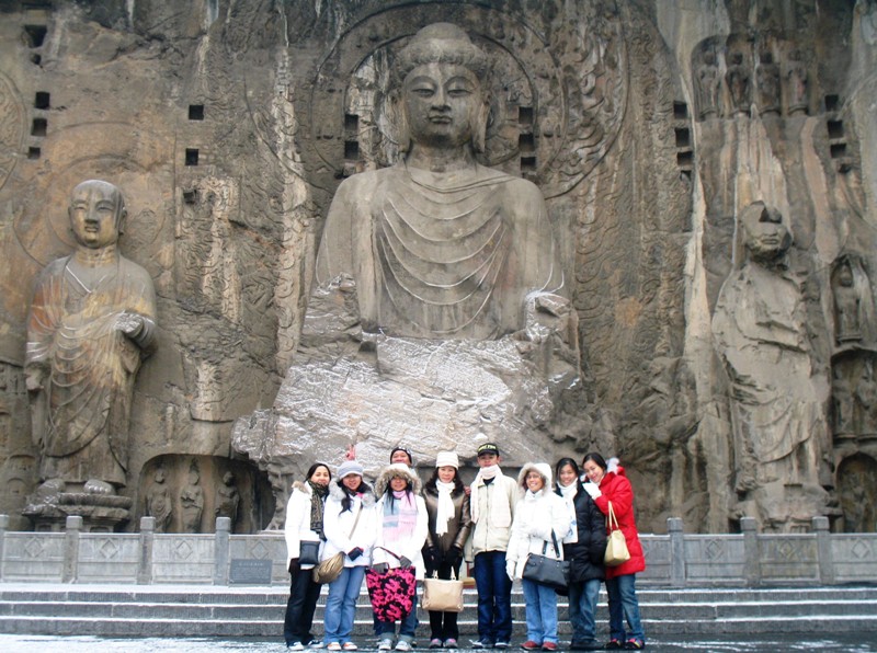 Fengxian Si, Longmen Caves. Luoyang, China