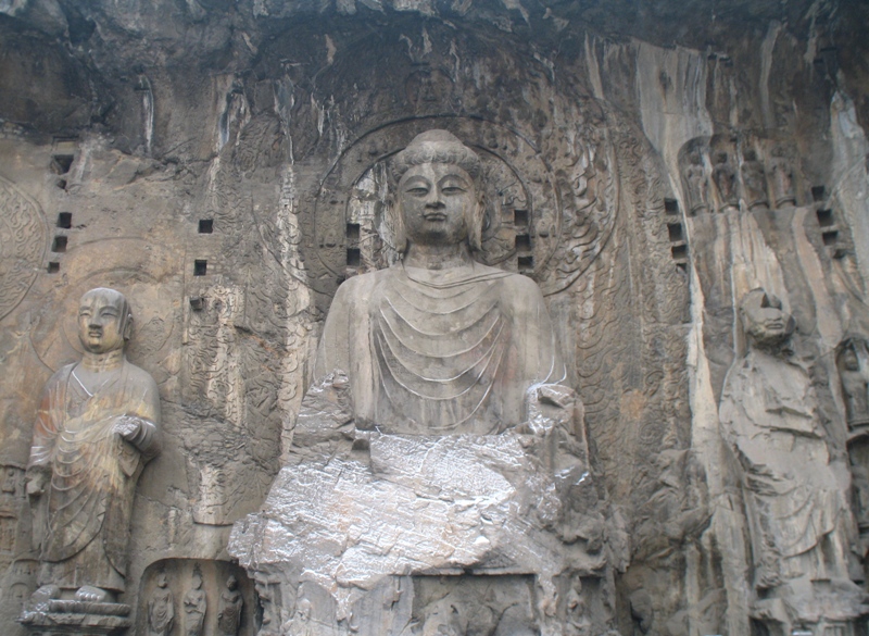 Fengxian Si, Longmen Caves. Luoyang, China