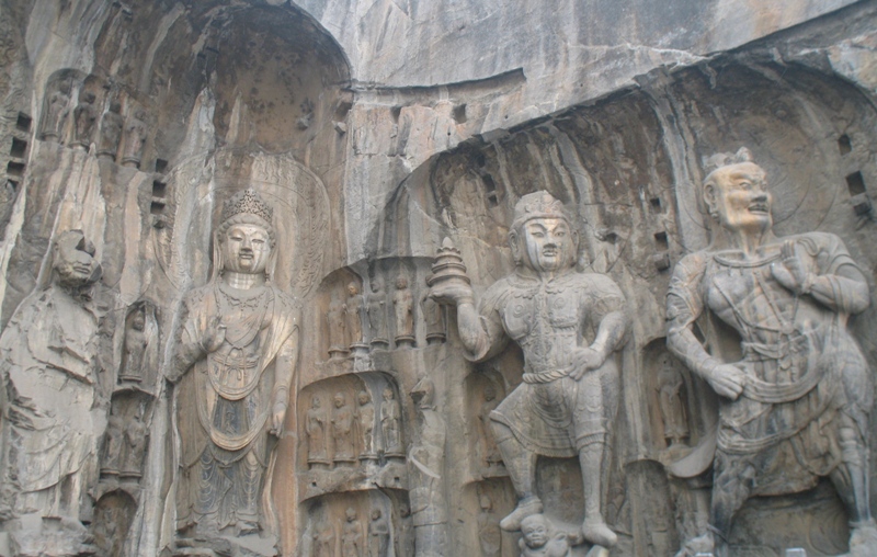 Fengxian Si, Longmen Caves. Luoyang, China