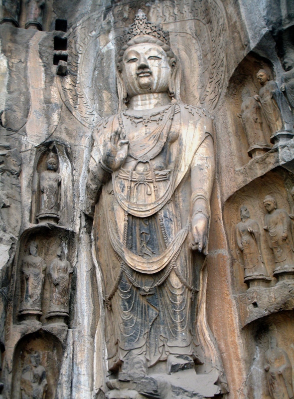 Fengxian Si, Longmen Caves. Luoyang, China