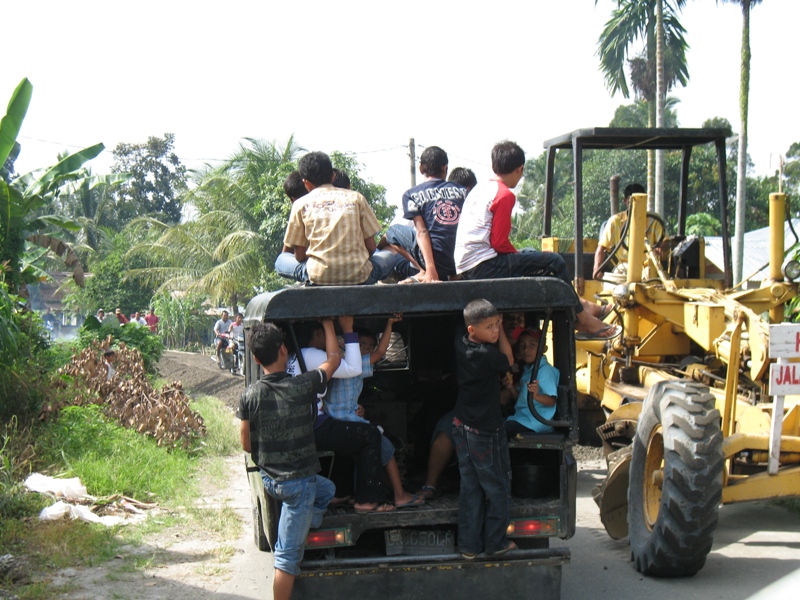 On the Road, Sumatra, Indonesia