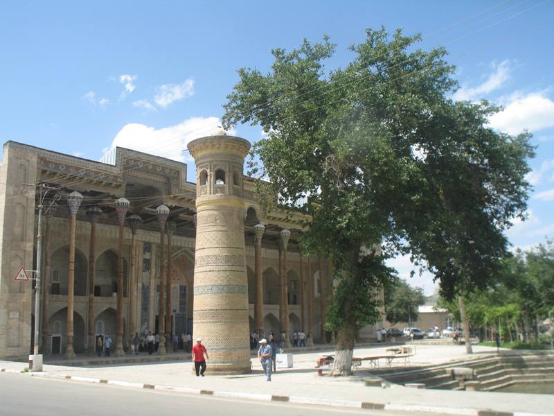  Bolo-Hauz Mosque, Bukhara, Uzbekistan