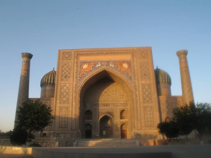 Sher Dor Medrassa, The Registan, Samarkand, Uzbekistan