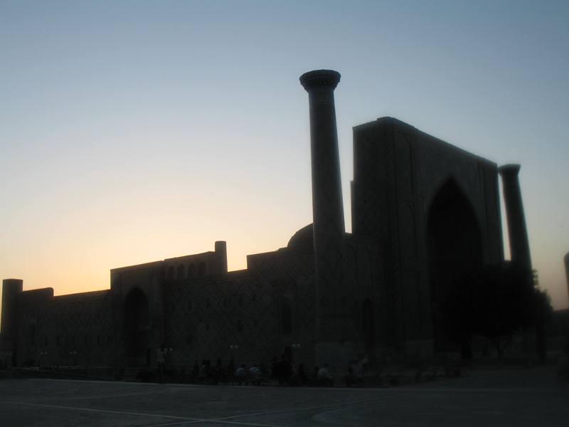 Sher Dor Medrassa, The Registan, Samarkand, Uzbekistan