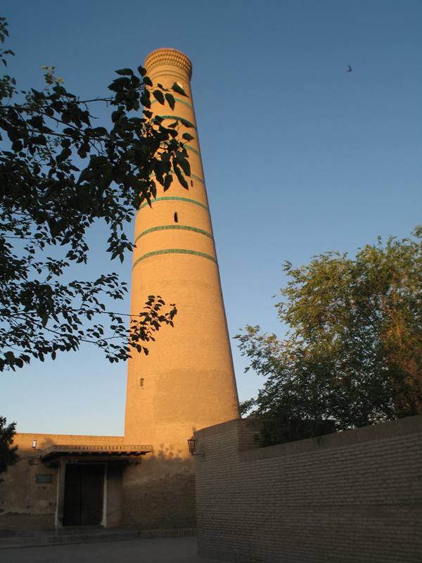 Minaret, Djuma-Mosque, Khiva, Uzbekistan 