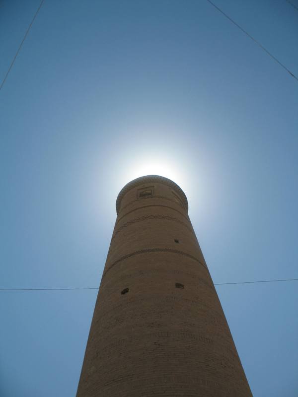 Minaret, Djuma Mosque, Khiva, Uzbekistan 