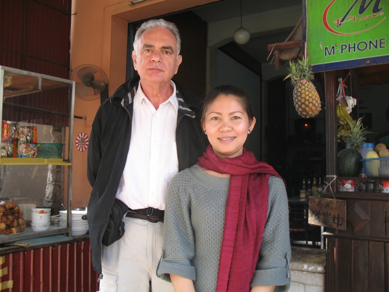 Jan &amp; Kia. Vientiane, Laos