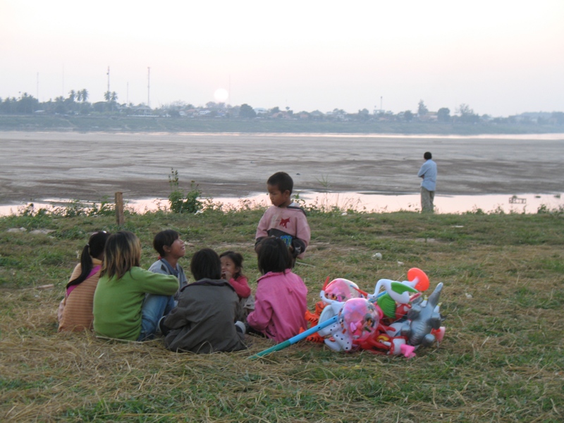 Mekong River. Vientiane, Laos