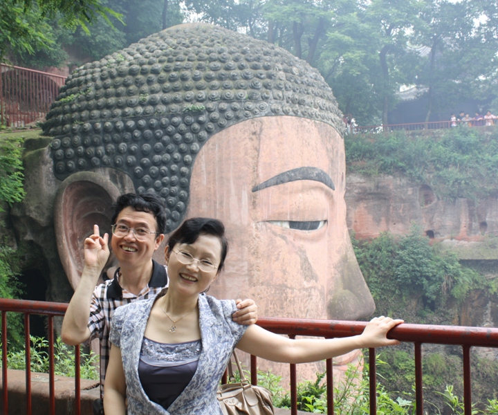 The Grand Buddha, Leshan, Szechuan Province