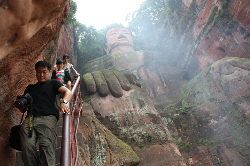 The Grand Buddha, Leshan, Szechuan Province