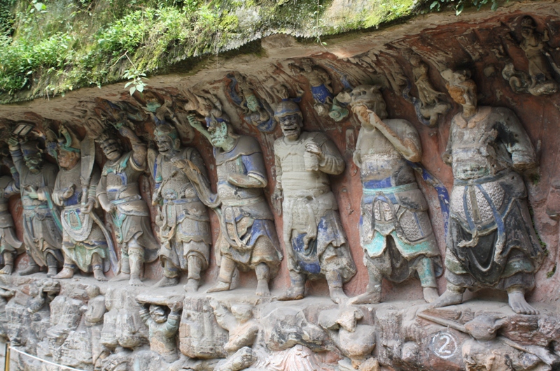 Treasured Summit Hill, Dazu Rock Carvings, Sichuan Province