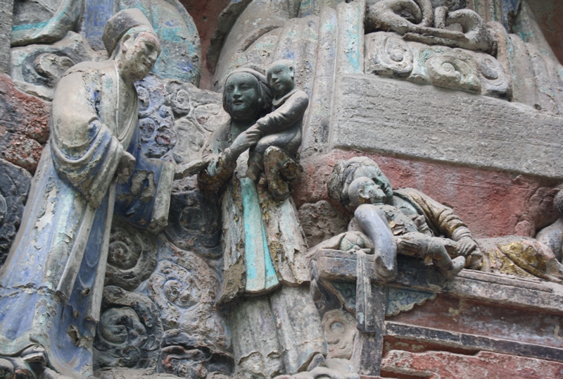 Treasured Summit Hill, Dazu Rock Carvings, Sichuan Province