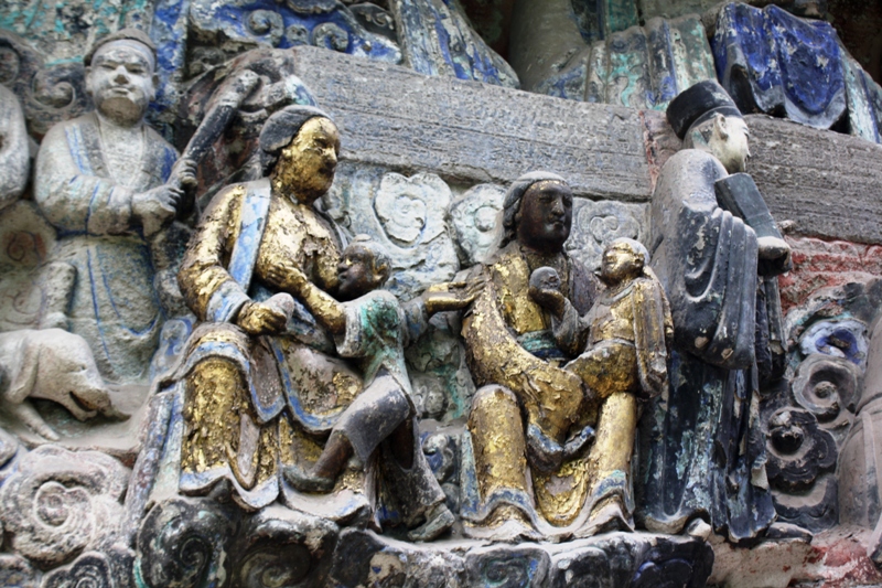 Treasured Summit Hill, Dazu Rock Carvings, Sichuan Province