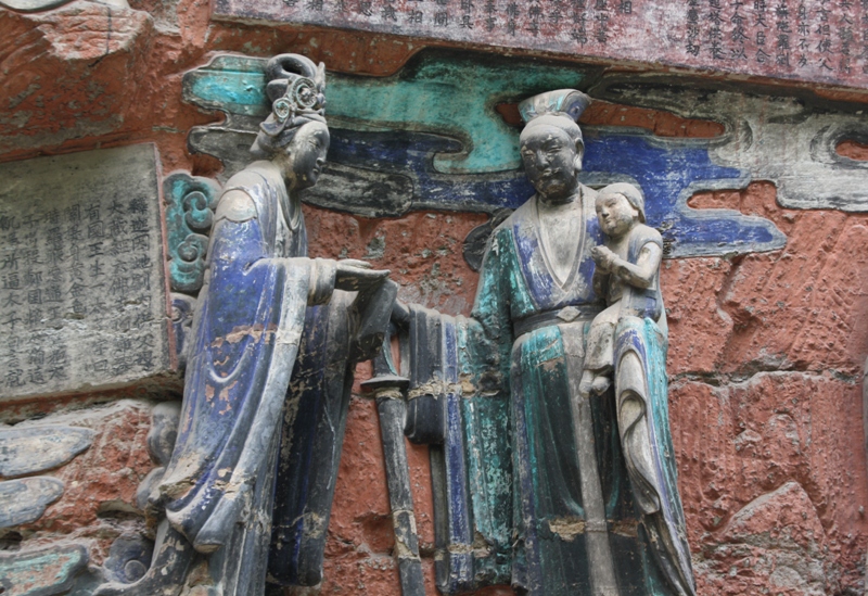 Treasured Summit Hill, Dazu Rock Carvings, Sichuan Province