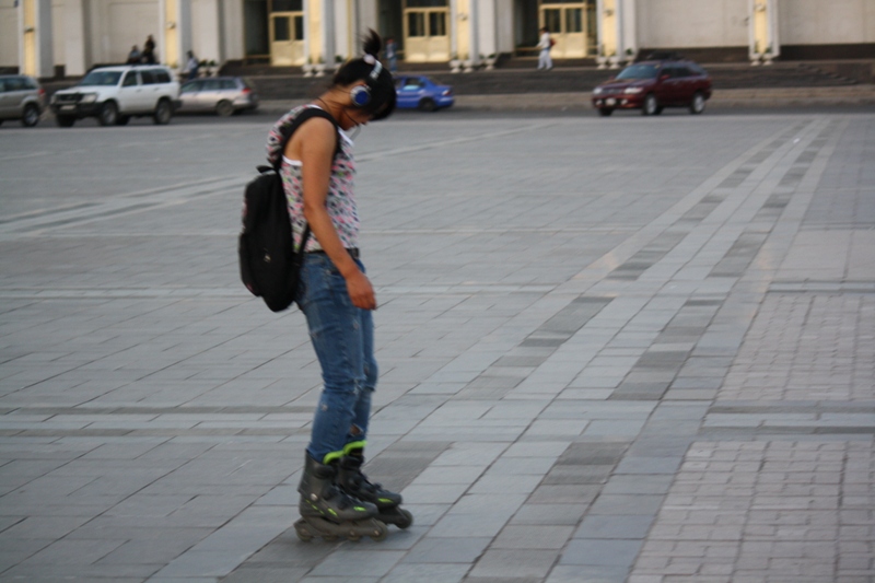 Sukhbaatar Square,  Ulaan Baatar, Mongolia