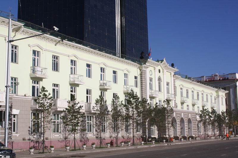 Sukhbaatar Square,  Ulaan Baatar, Mongolia