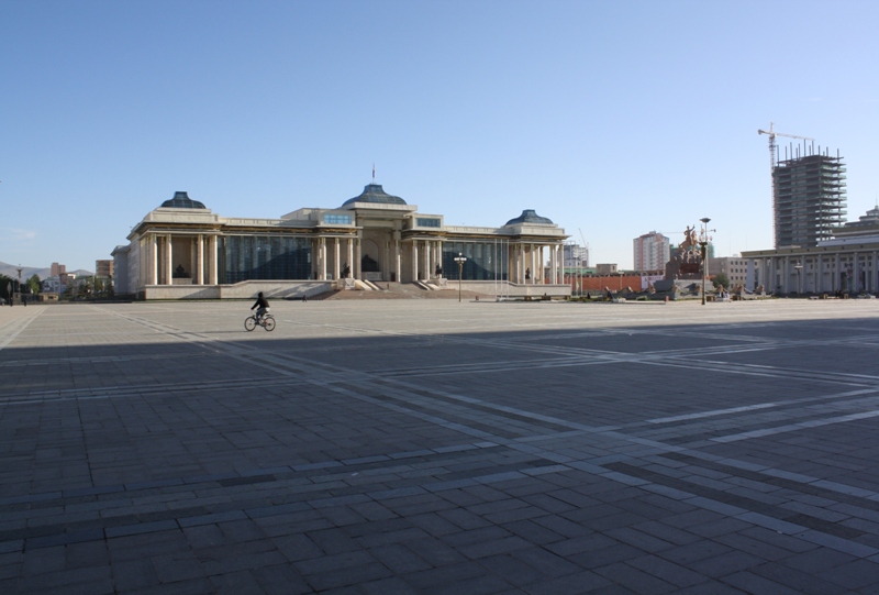 Sukhbaatar Square,  Ulaan Baatar, Mongolia