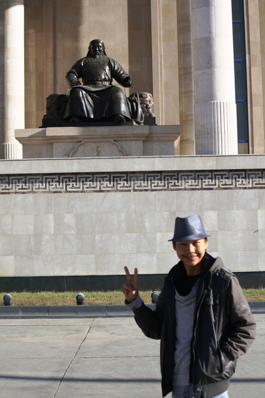 Sukhbaatar Square,  Ulaan Baatar, Mongolia