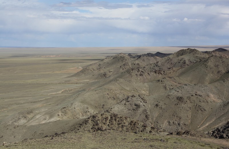  Climb to the Petroglyphs in the Gobi, Mongolia 