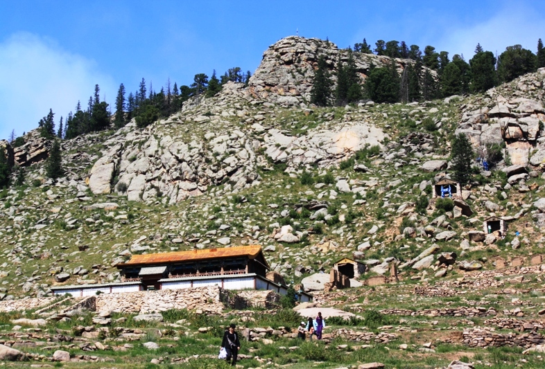 Mandshir Khiid Buddhist Monastery, Central Mongolia 