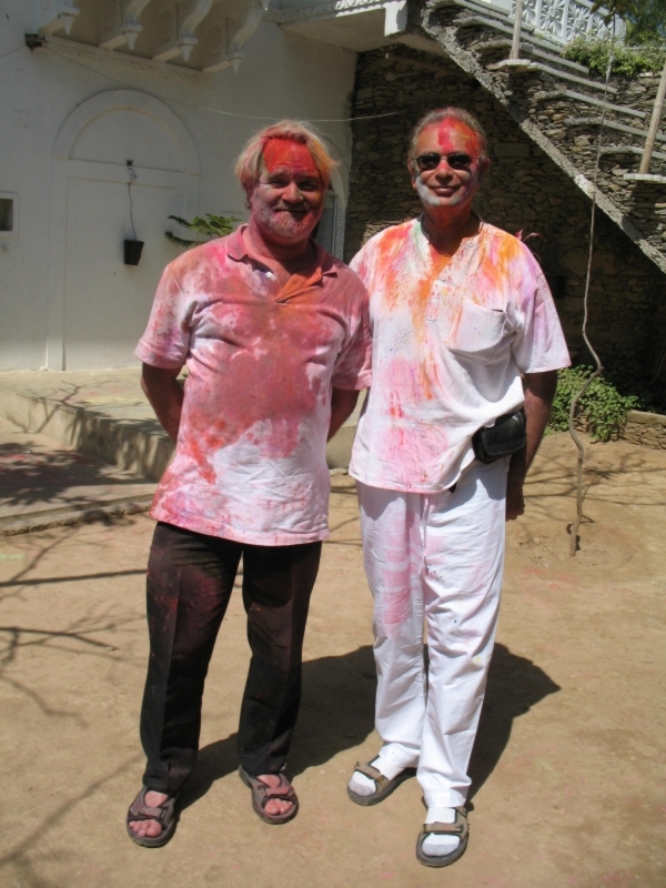 Happy Holi. Udaipur. Rajasthan, India