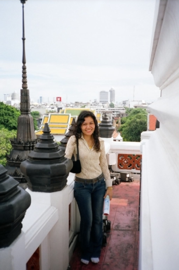 Gai, Golden Temple Mount, Bangkok, Thailand