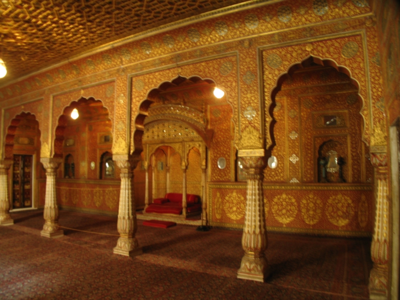 Junagarh Palace. Bikaner, Rajasthan, India 