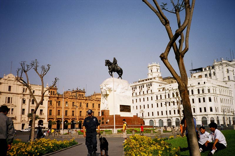 Plaza San Martin, Lima, Peru