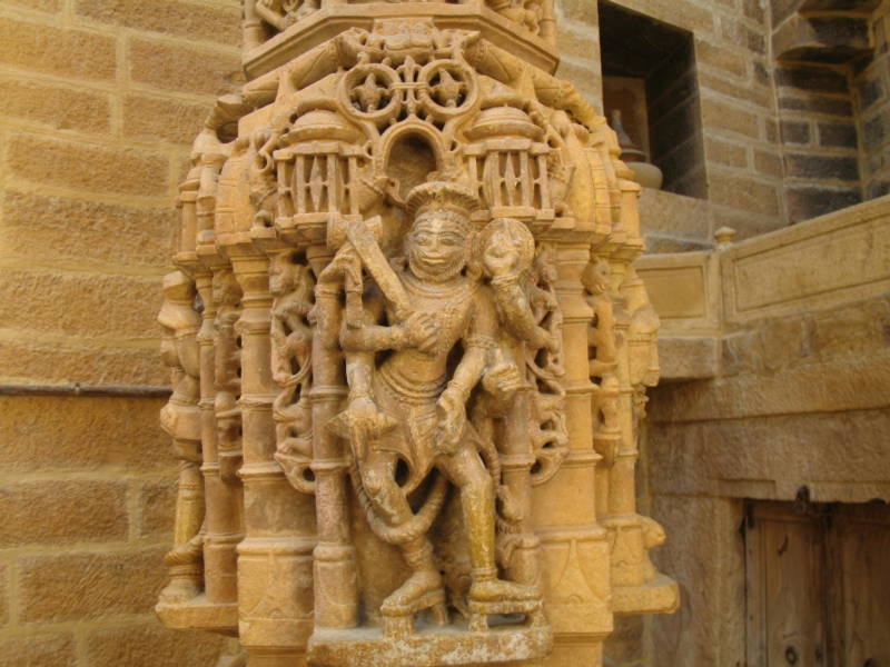 Jain Temple. Jaisalmer, Rajasthan, India