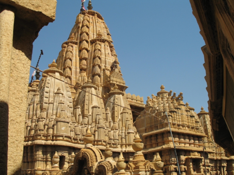 Jain Temple. Jaisalmer, Rajasthan, India