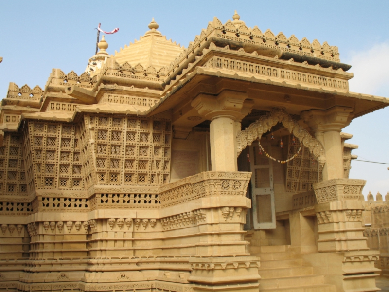 Jain Temple. Jaisalmer, Rajasthan, India