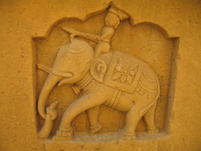 Jain Temple. Jaisalmer, Rajasthan, India