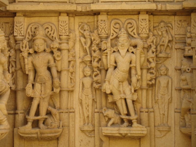 Jain Temple. Jaisalmer, Rajasthan, India