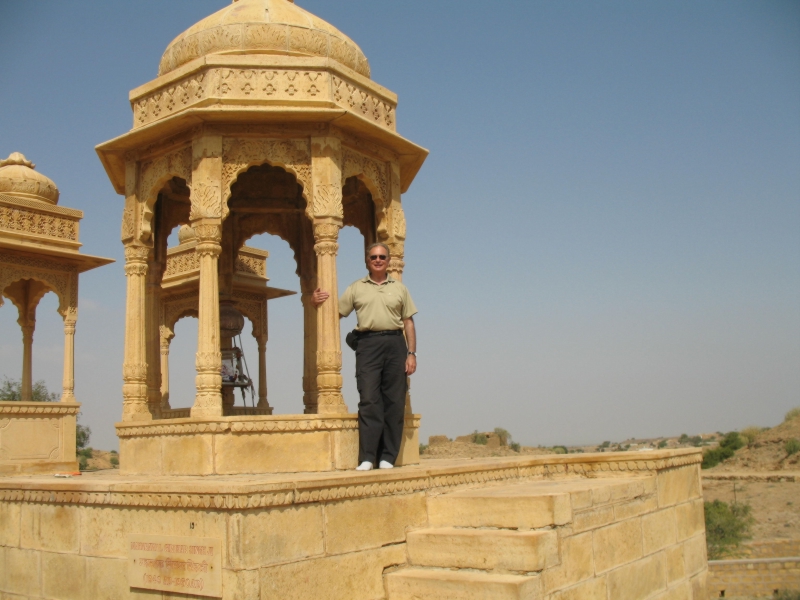  Royal Cenotaphs. Jaisalmer, Rajasthan, India