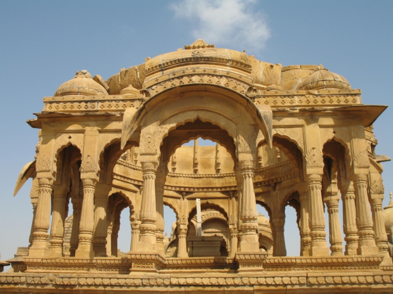  Royal Cenotaphs. Jaisalmer, Rajasthan, India