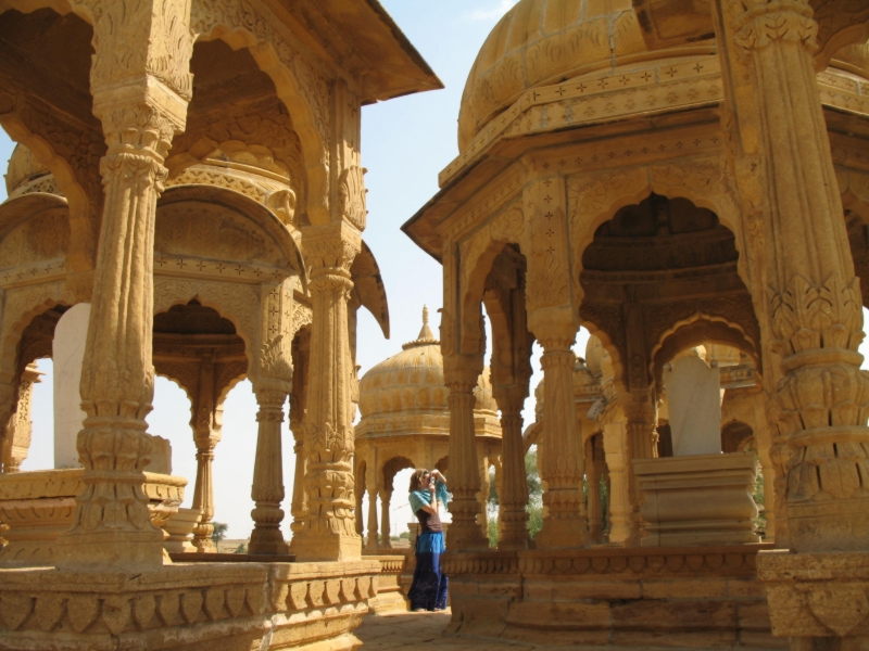  Royal Cenotaphs. Jaisalmer, Rajasthan, India