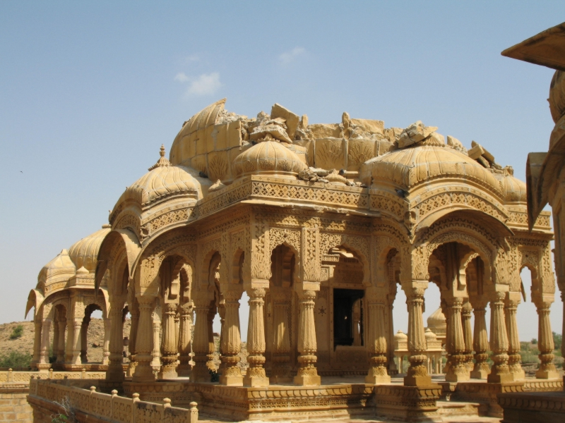  Royal Cenotaphs. Jaisalmer, Rajasthan, India