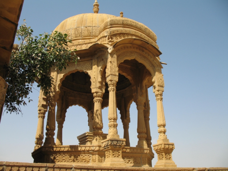  Royal Cenotaphs. Jaisalmer, Rajasthan, India