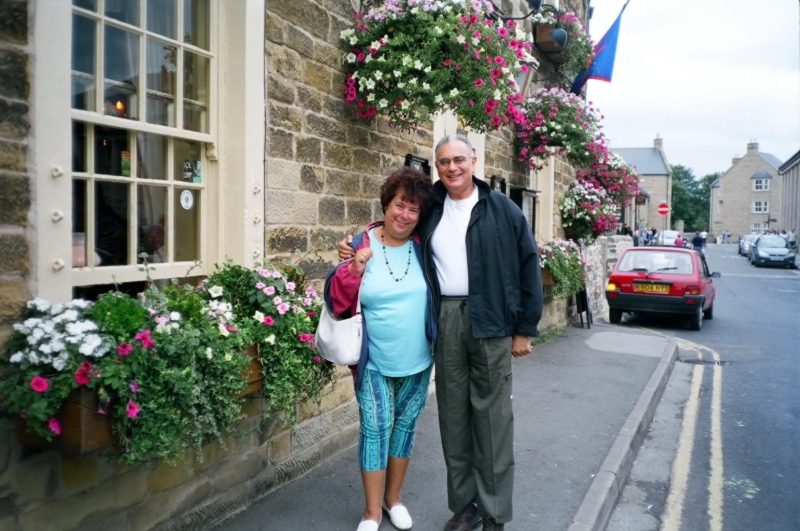 Cousin Dorothy and Jan, Dovedale, Derbyshire, England