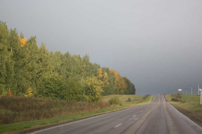 Road to Yuryev-Polskoy, Russia