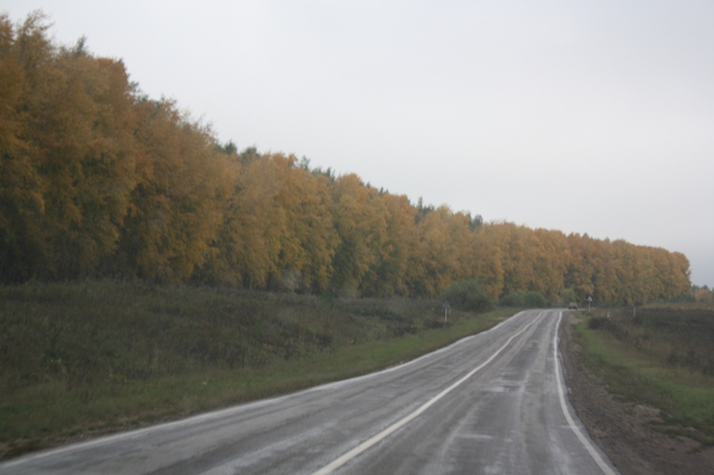 Road to Yuryev-Polskoy, Russia
