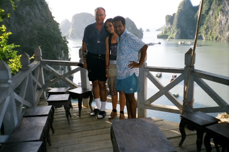 Jan, Sushma, Paawan, Ha Long Bay, Vietnam