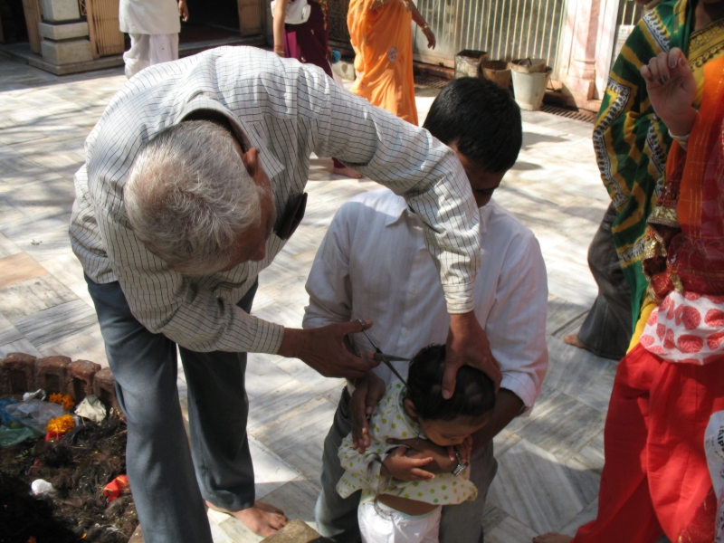 Agastya"s Haircut Ceremony