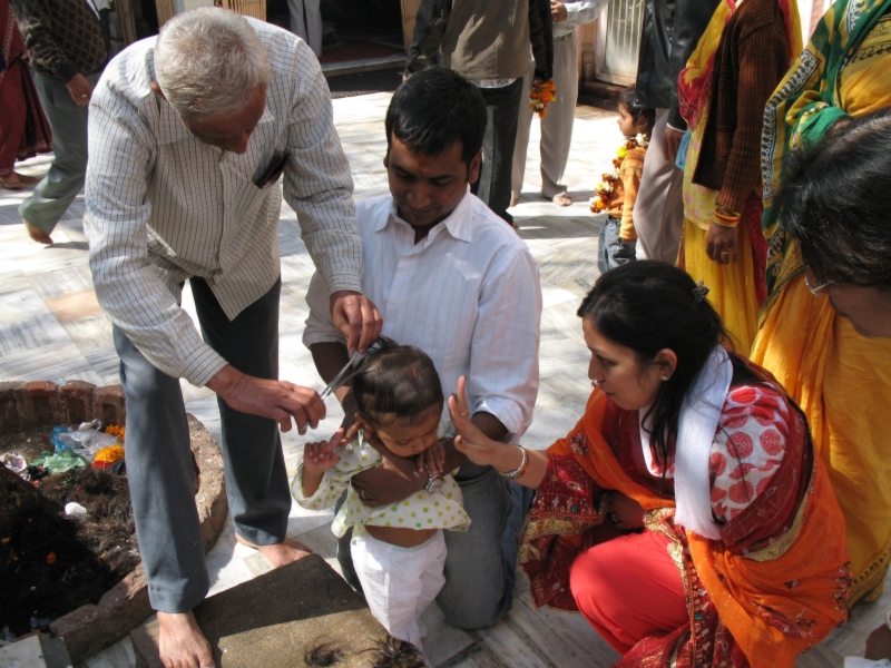 Agastya"s Haircut Ceremony