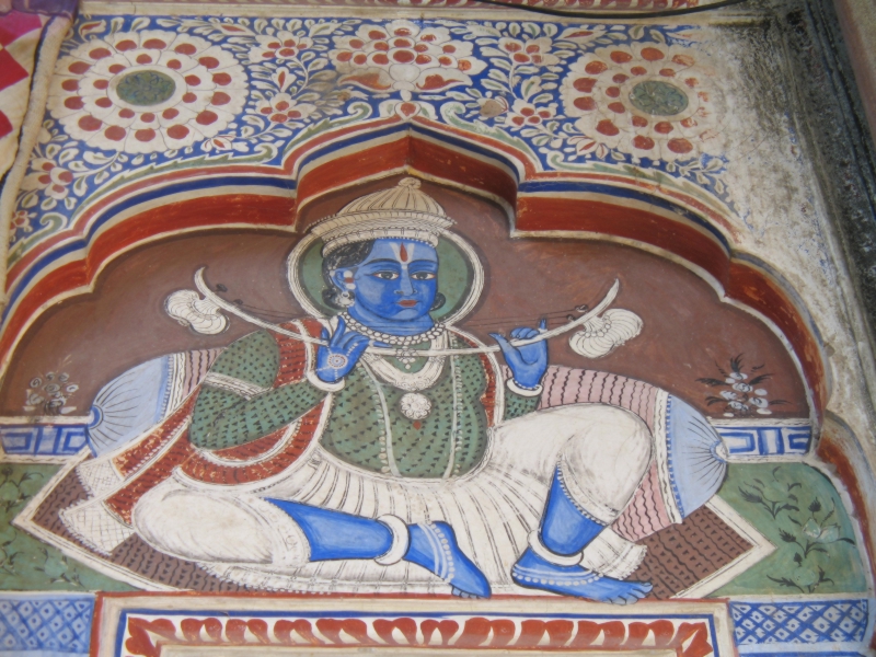 Painted Havelis. Nawalgarh, Rajasthan, India